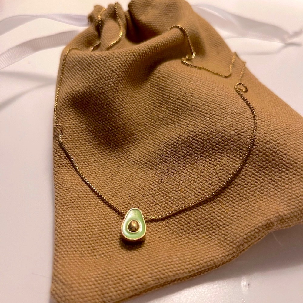 - Alex and Ani - Gold Avocado Necklace - Rare! -